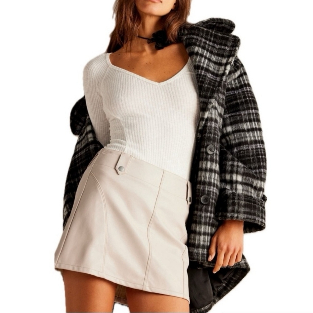 Free People | Runaway Vegan Mini Skirt NWT